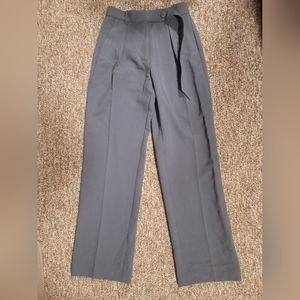 Abercrombie dark gray belted pants